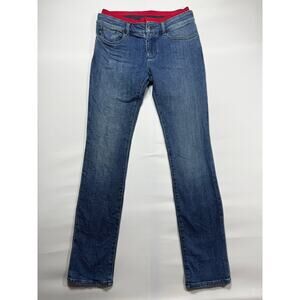 Emporio Armani Kids Logo-Waistband Sim Fit Blue Denim Jeans - 14A (29x31.5)